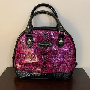 Snake print bag